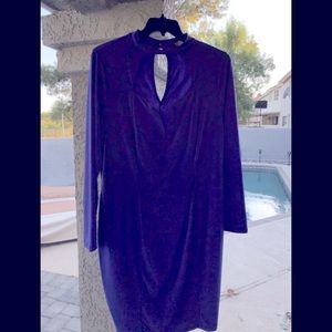 NWOT Fashion 2 Figure Purple Dress